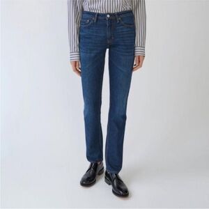 Acne Studios Denim Jeans Skinny South Dark Blue 26 x 32 Full Length Italy